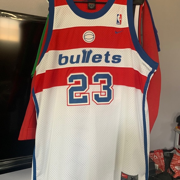 Nike Washington Bullets Micheal Jordan Jersey